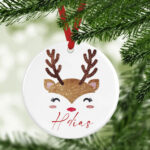 Χριστουγεννιάτικο Στολίδι - Ταρανδάκι με όνομα