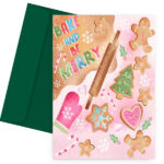 Χριστουγεννιάτικη Κάρτα - Bake and be Merry