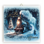 Χριστουγεννιάτικο Καδράκι Το Πολικό Express