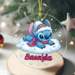 Χριστουγεννιάτικο Στολίδι Plexi - Stitch