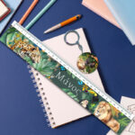 Χάρακας Ζώα της Ζούγκλας με μπρελόκ