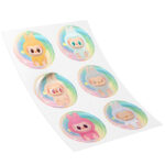 Αυτοκόλλητα LABUBU (6 τεμ)