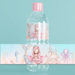 Ετικέτες για μπουκάλια νερού - Ροζ Γοργόνα (8 τεμ)