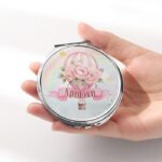 Καθρεφτάκι Αερόστατο Ασημί Στρογγυλό