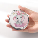 Καθρεφτάκι Ελεφαντάκι Κορίτσι Στρογγυλό