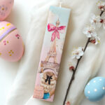 Λαμπάδα Girl in Paris Τυπωμένη