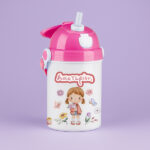 Παιδικό Παγούρι - Κορίτσι με Λουλούδια Ροζ 400ml