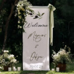 Αφίσα Γάμου Υφασμάτινη - Ελιά 1,30m