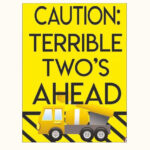 Αφίσα πάρτυ Under Construction (σχέδιο 1)